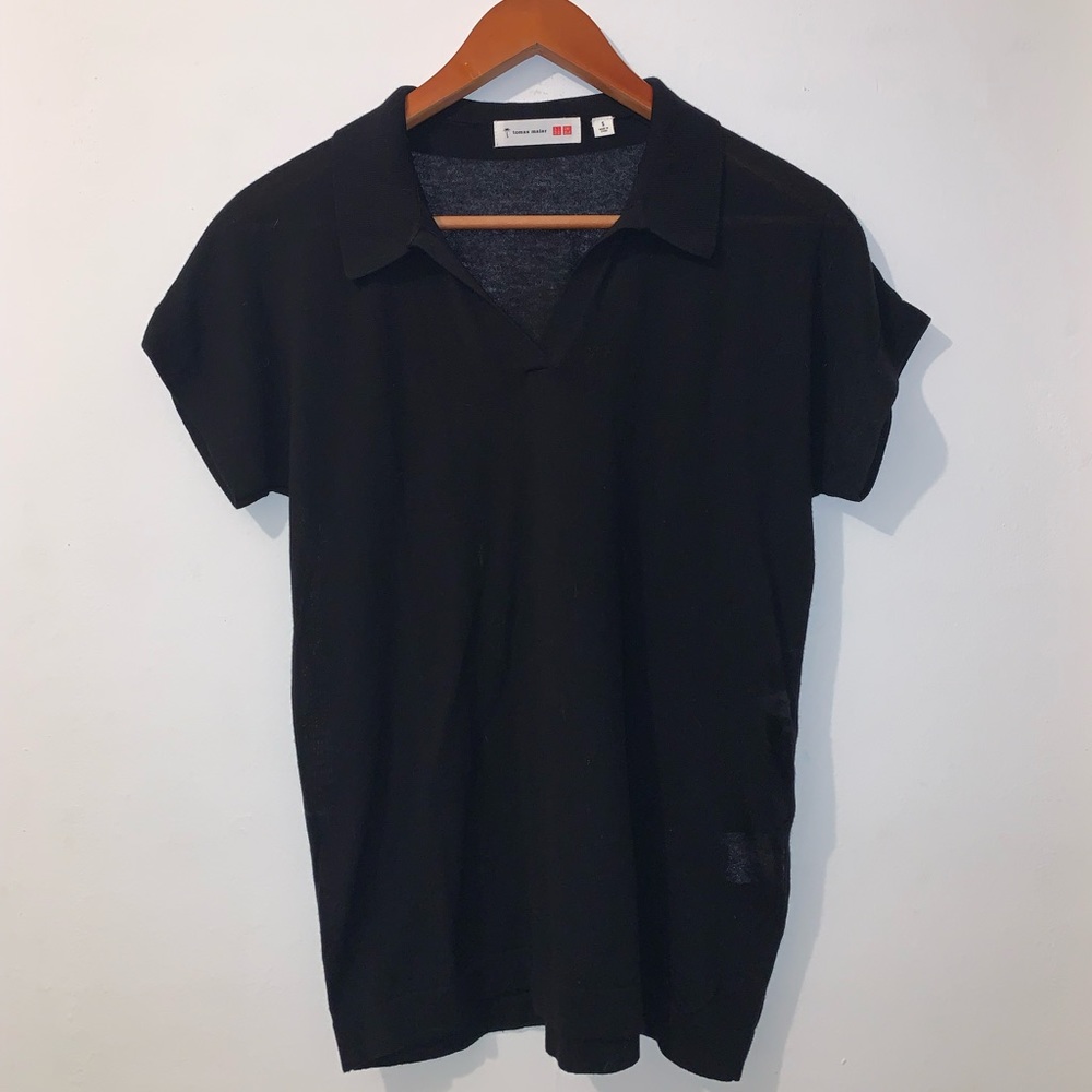 Tomas Maier for Uniqlo Black Lux Sweater